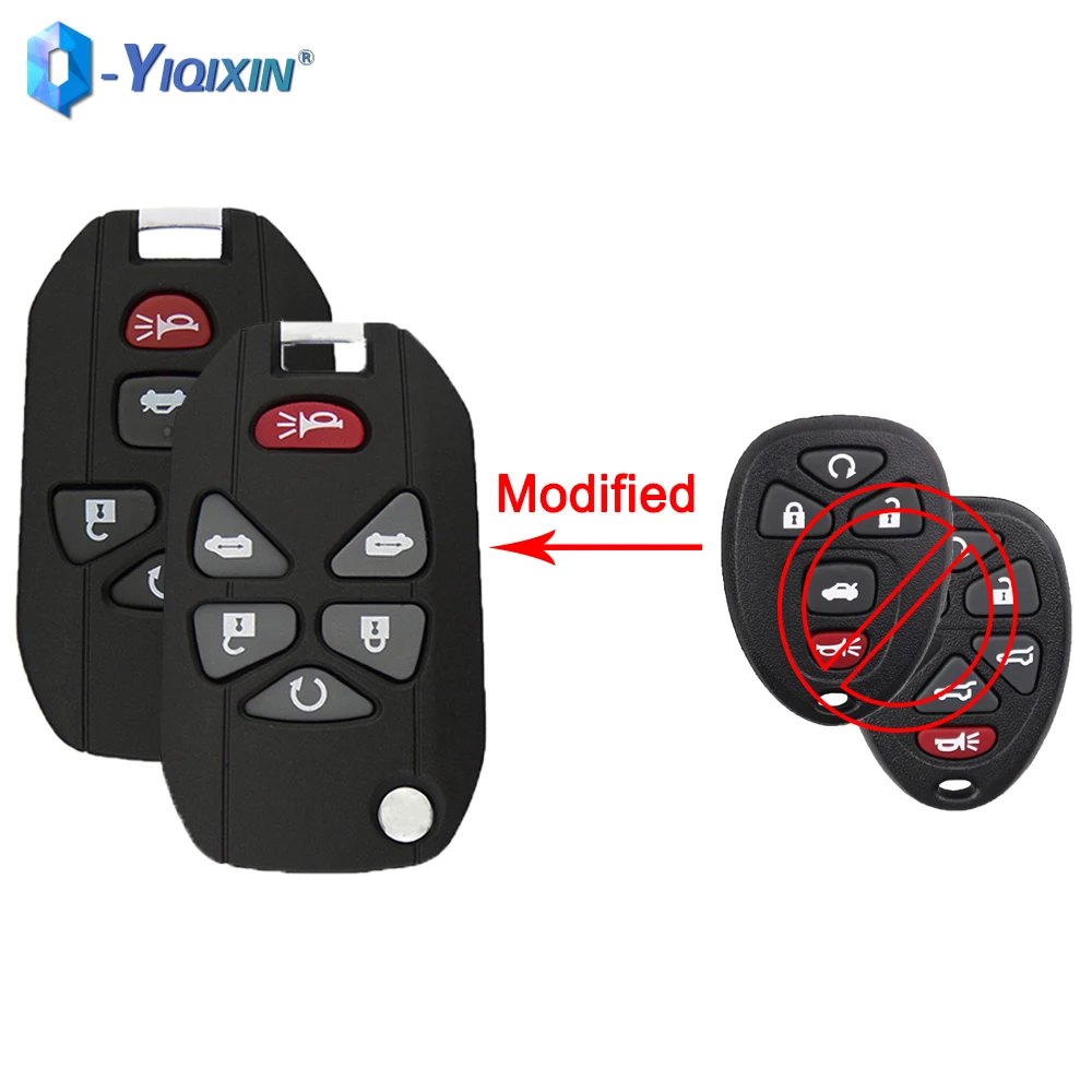 Buick modified flip remote key shell