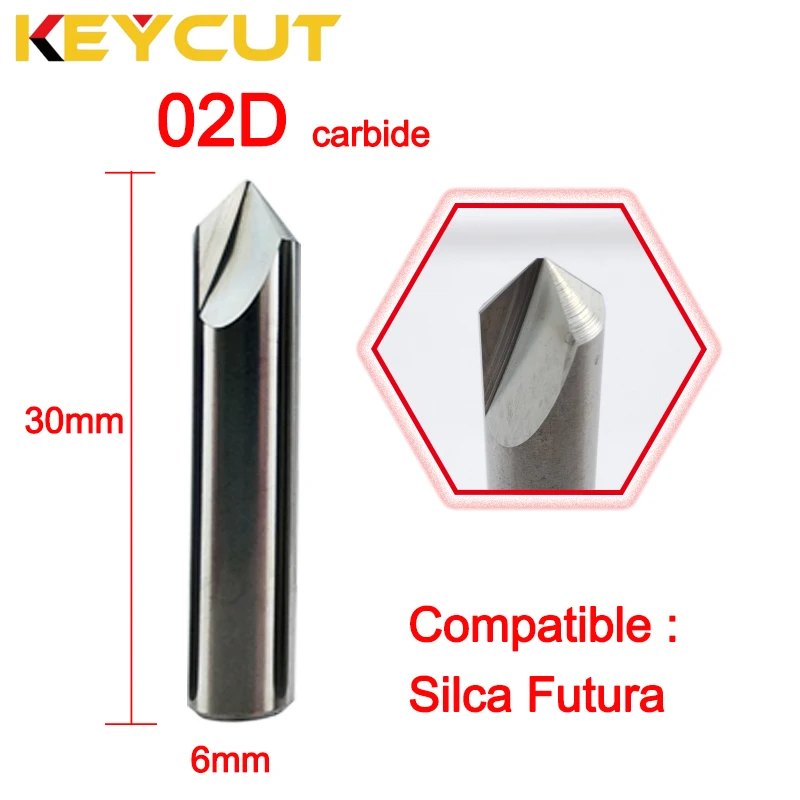 SILCA Futura 02D dimple cutter