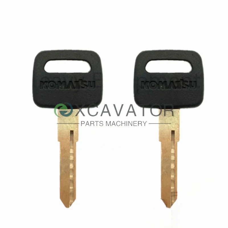 2 PCS Heavy Equipment Key For Komatsu Excavator Accessories , Fit PC200-8 300-8 400-8