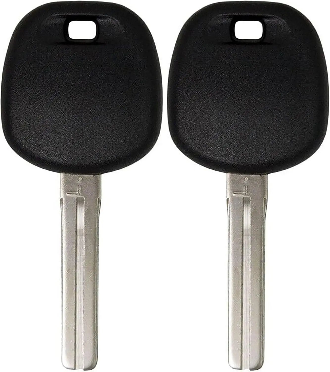2X New Replacement Transponder Key Compatible with & Fit for Lexus Chip 4D68 Short Blade - MPN TOY50-01