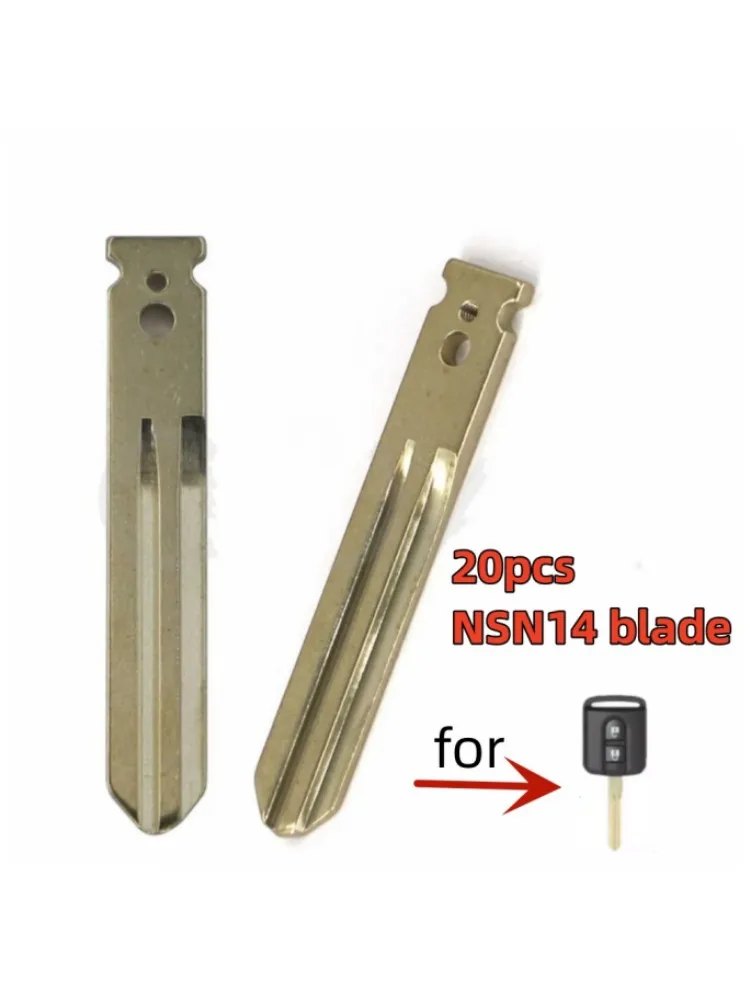 NSN14 uncut metal key blades lot