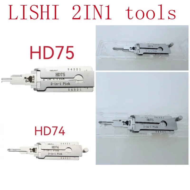 Lishi Decoder HD74 HD75 2-in-1 Reading Gauge Hond Motorcycles  Scooters  LOCKSMITH Repair New multi-functional  products