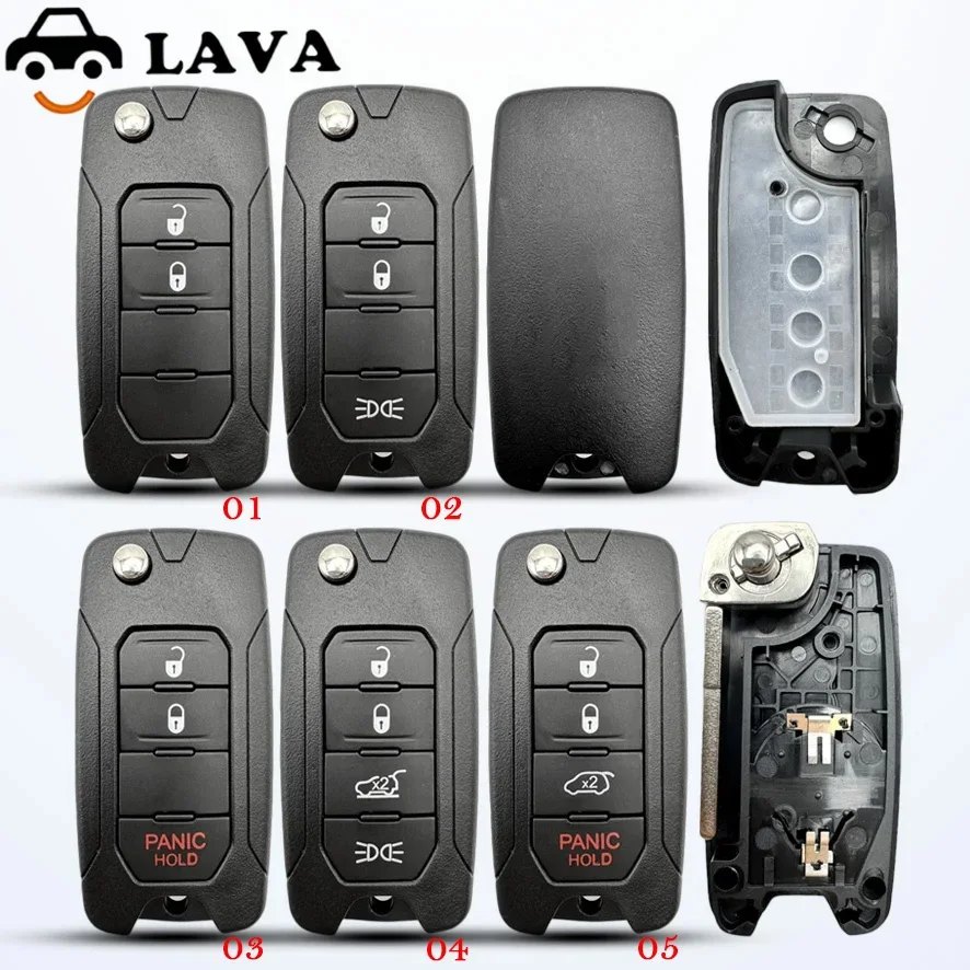 Jeep Renegade car key shell housing