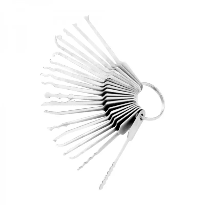 Keychain lock pick set 21 piece