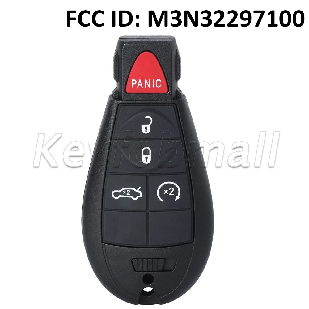 KEYECU M3N32297100 Smart Keyless Remote Key Fob Fobik for Dodge Dart 2013 2014 2015 2016 ID46 Chip 433MHz 56046773AA AB AC AD