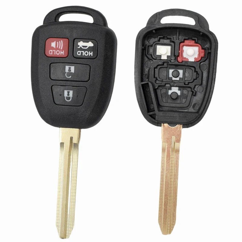 Toyota four button key shells pack