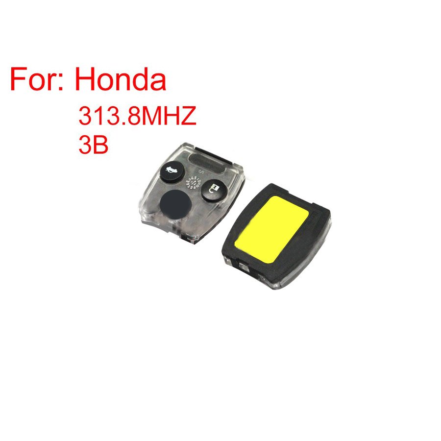 Three button 313.8MHz remote key for the Honda Civic