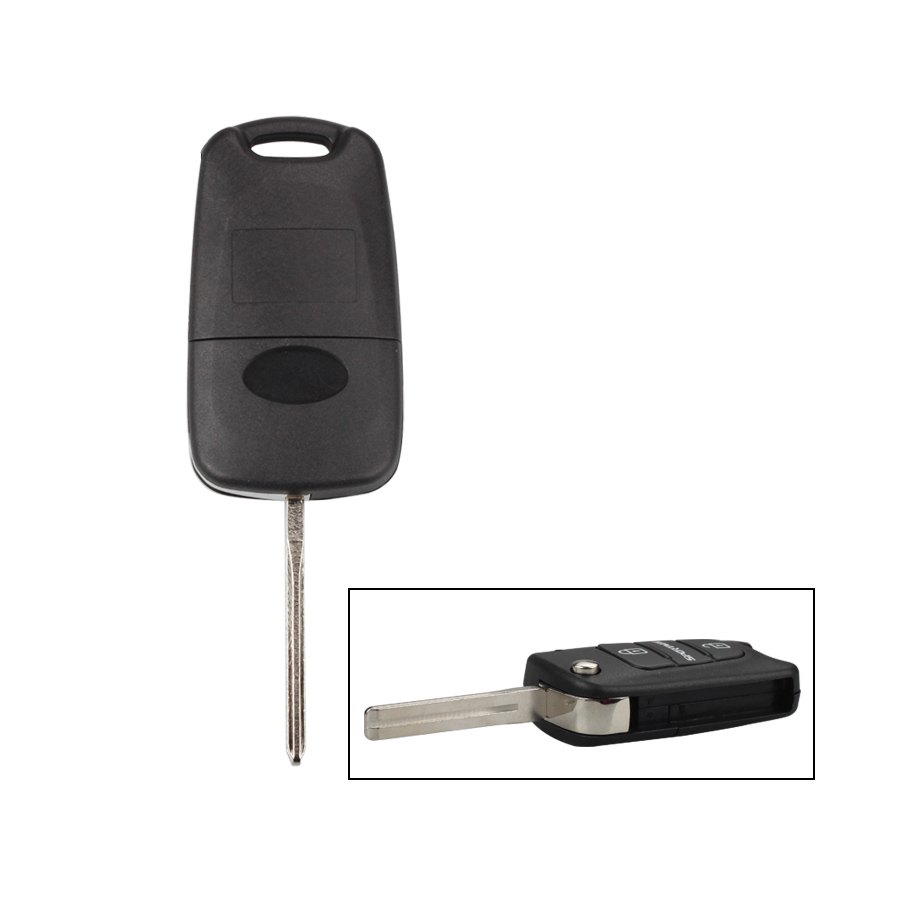 Modified three button flip key shell for Hyundai HDC models