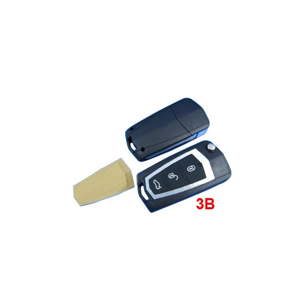 Modified remote flip key shell for the Hyundai Sonata