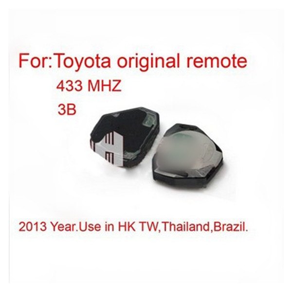 Toyota three button remote key at 433MHz