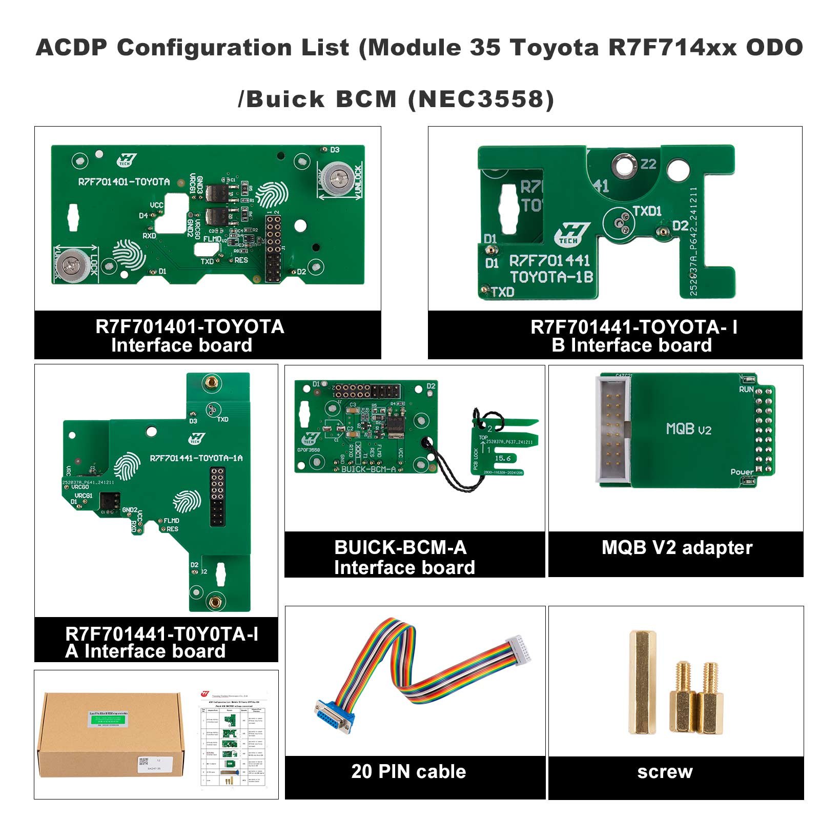 Yanhua Module 35 Toyota and Buick licence