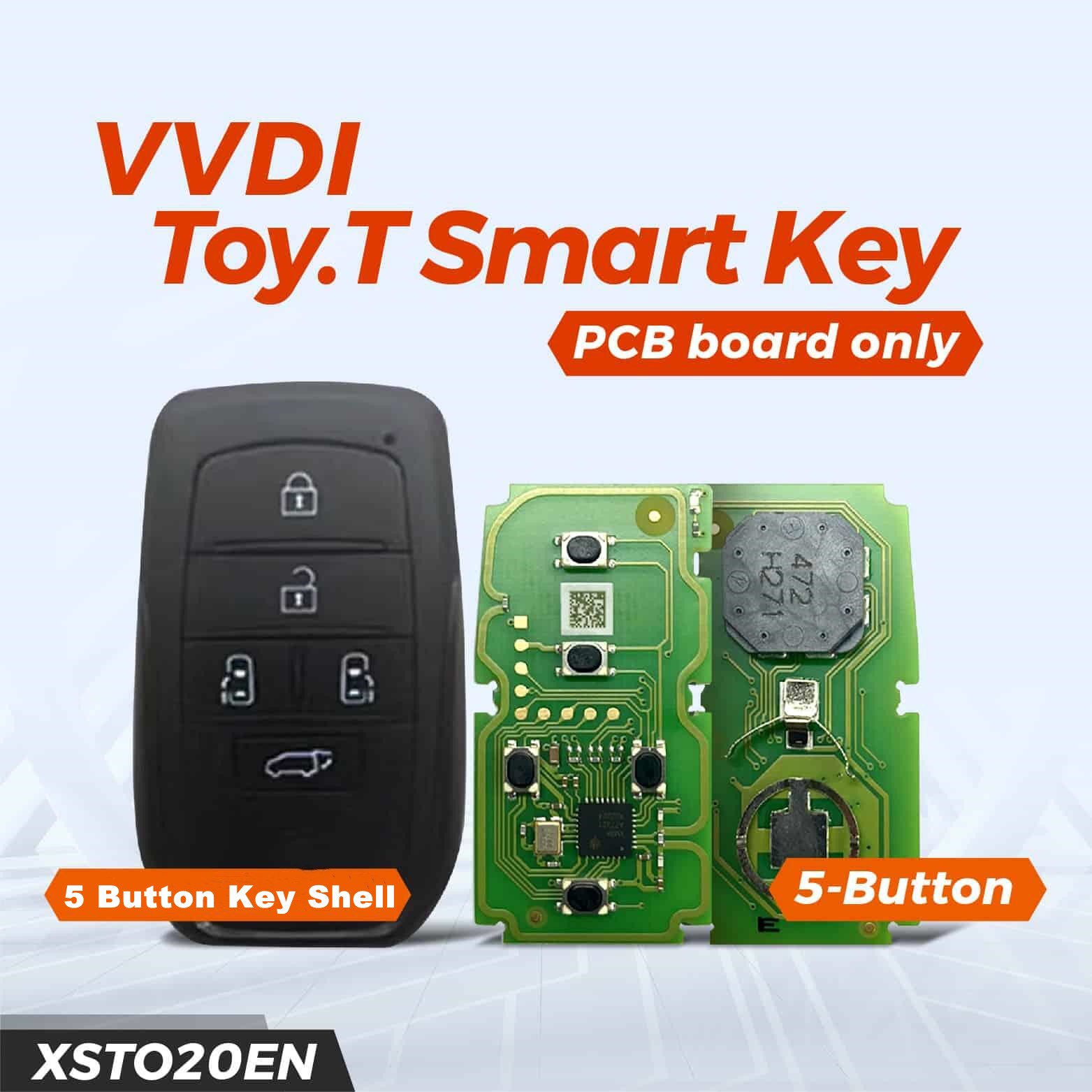 Xhorse XSTO20EN XM38 complete five button smart key