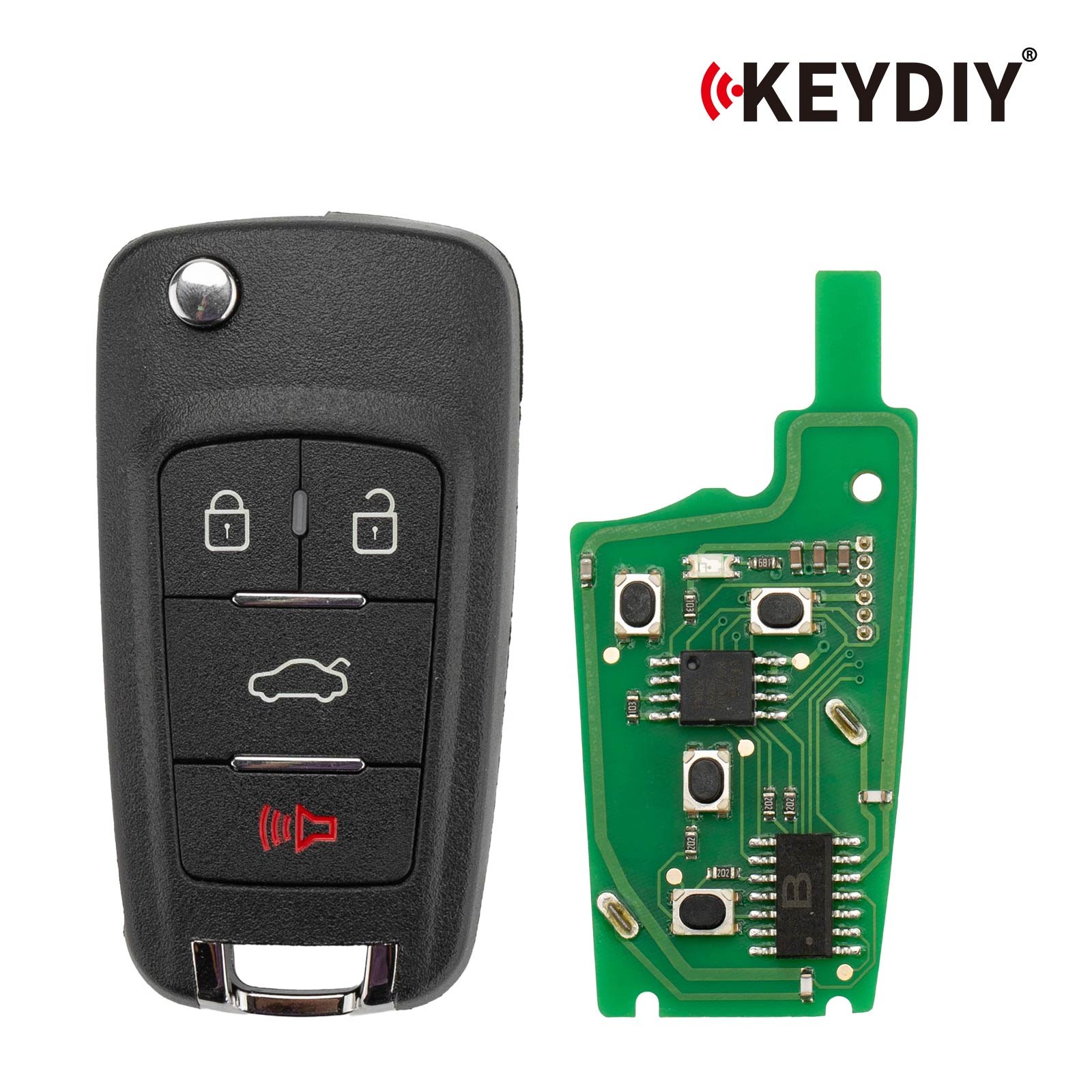 KEYDIY B18-4 Chevrolet flip remote keys