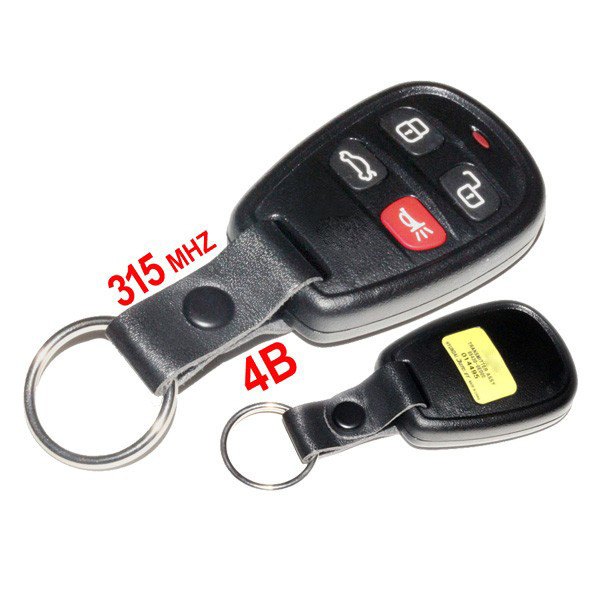 Four button 315MHz remote key for the Kia Optima