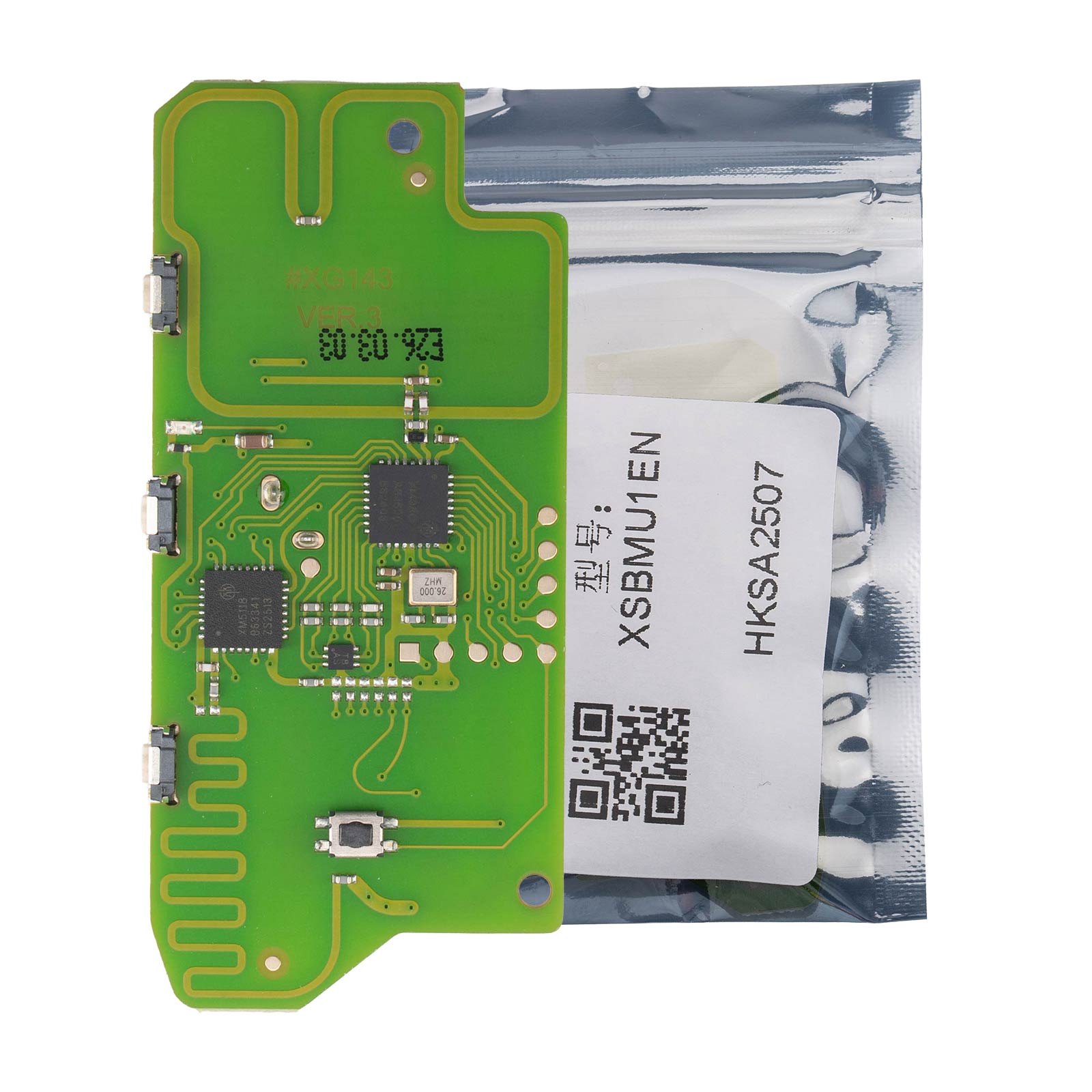 Xhorse XSBMU1EN U shape smart key circuit board for BMW F and G chassis