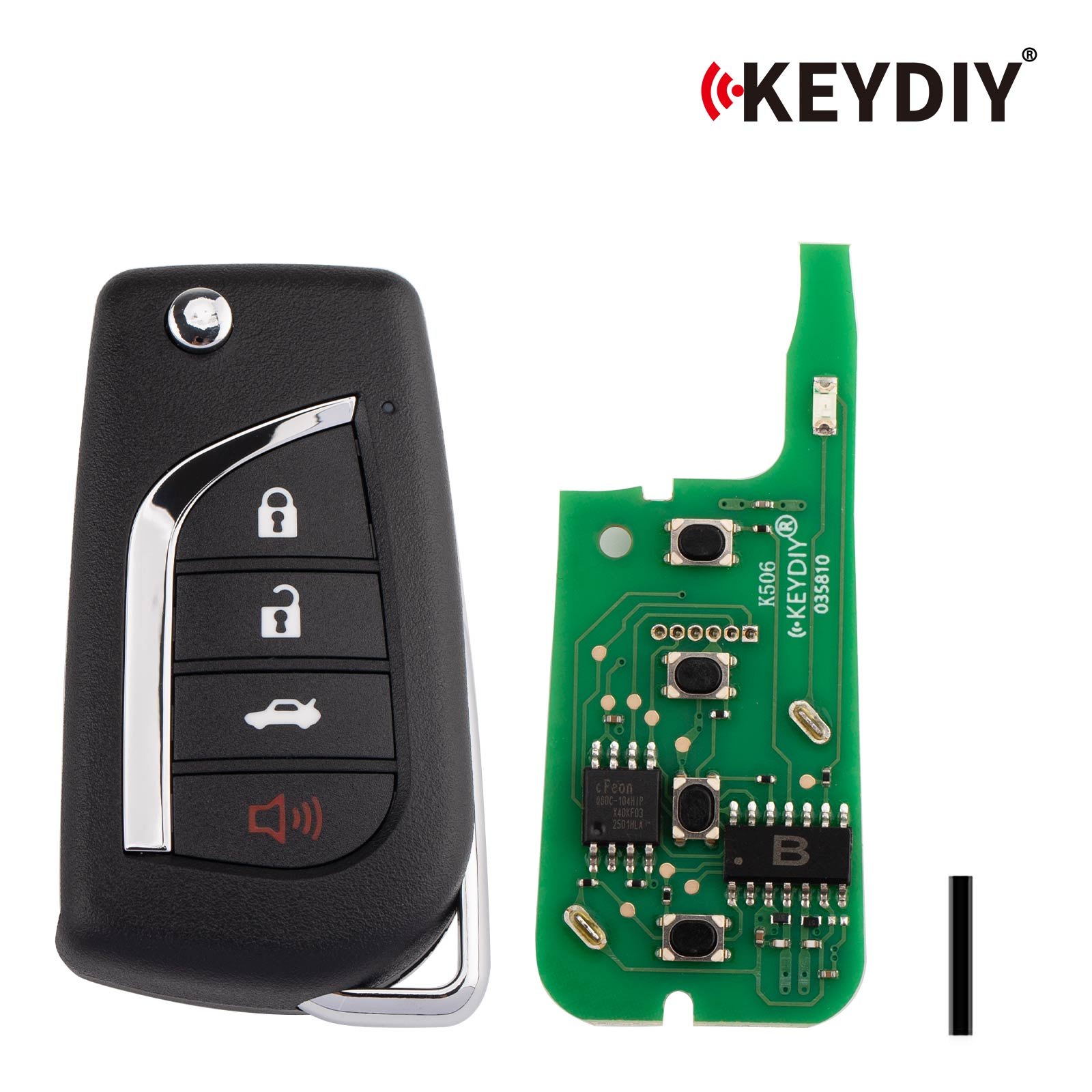 KEYDIY B13-4 Toyota flip remote keys