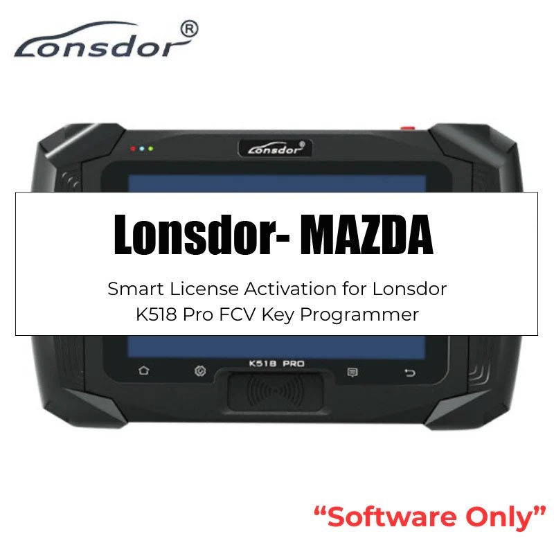 Lonsdor Mazda licence activation