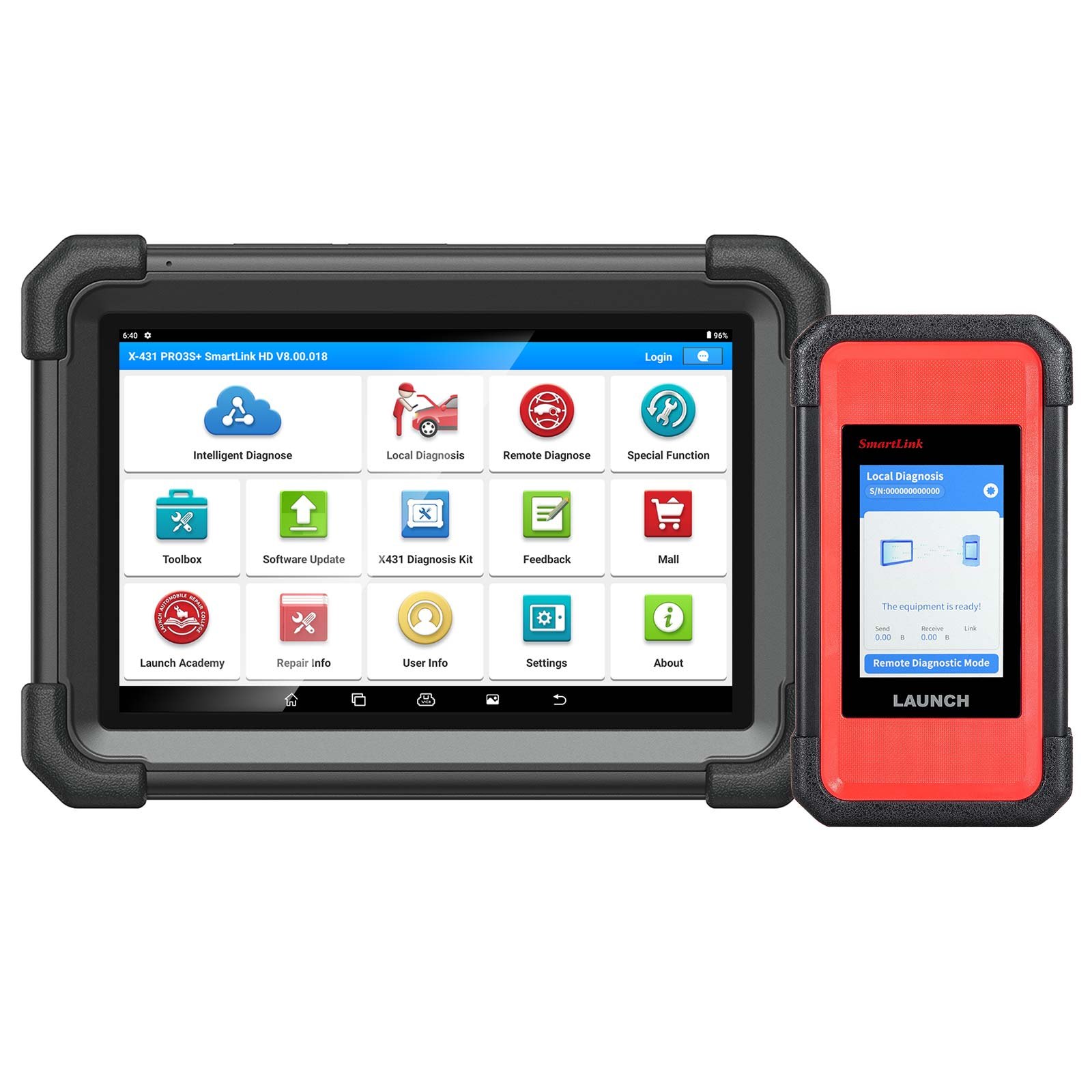 Launch X431 PRO3S+ SmartLink HD diagnostic tool, EU and UK version