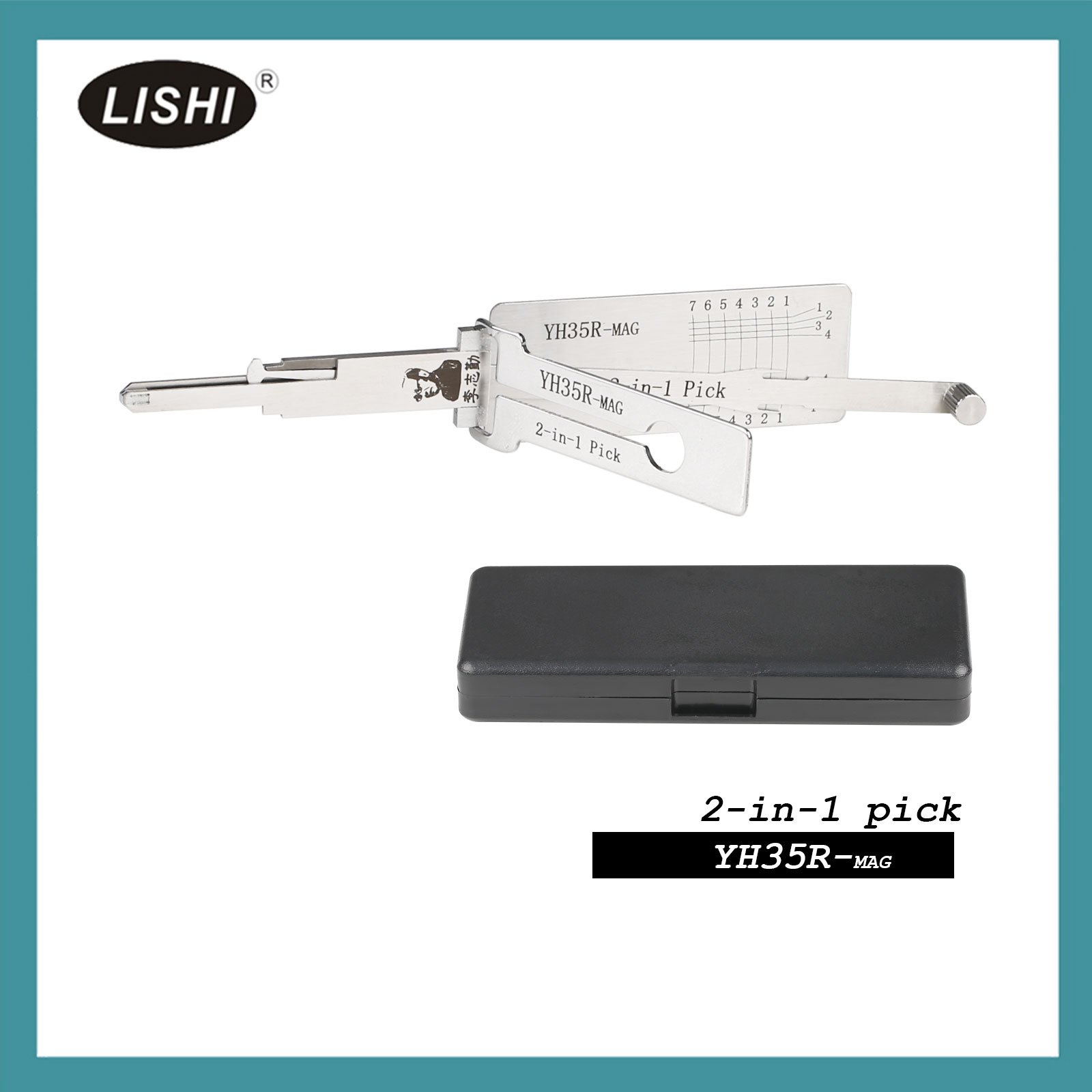 Lishi YH35R-MAG flat milling tool for Yamaha right slot locks