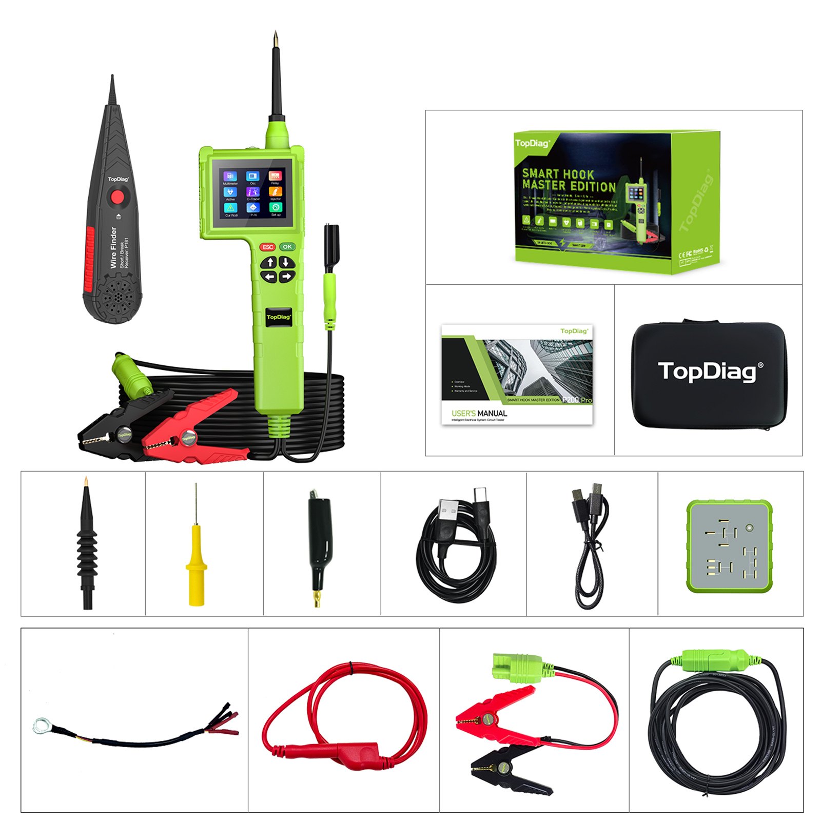 TOPDIAG P200 Pro circuit detector
