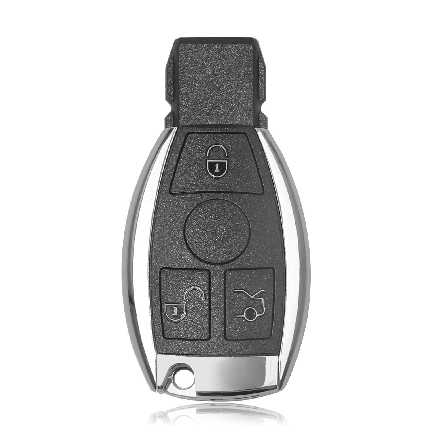 Three button Mercedes-Benz smart key shell for a VVDI BE board