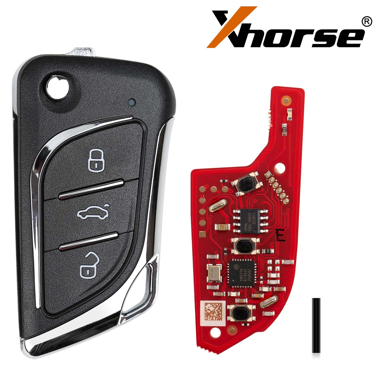 Xhorse XKLKS2EN chrome plated Lexus style wired remote key
