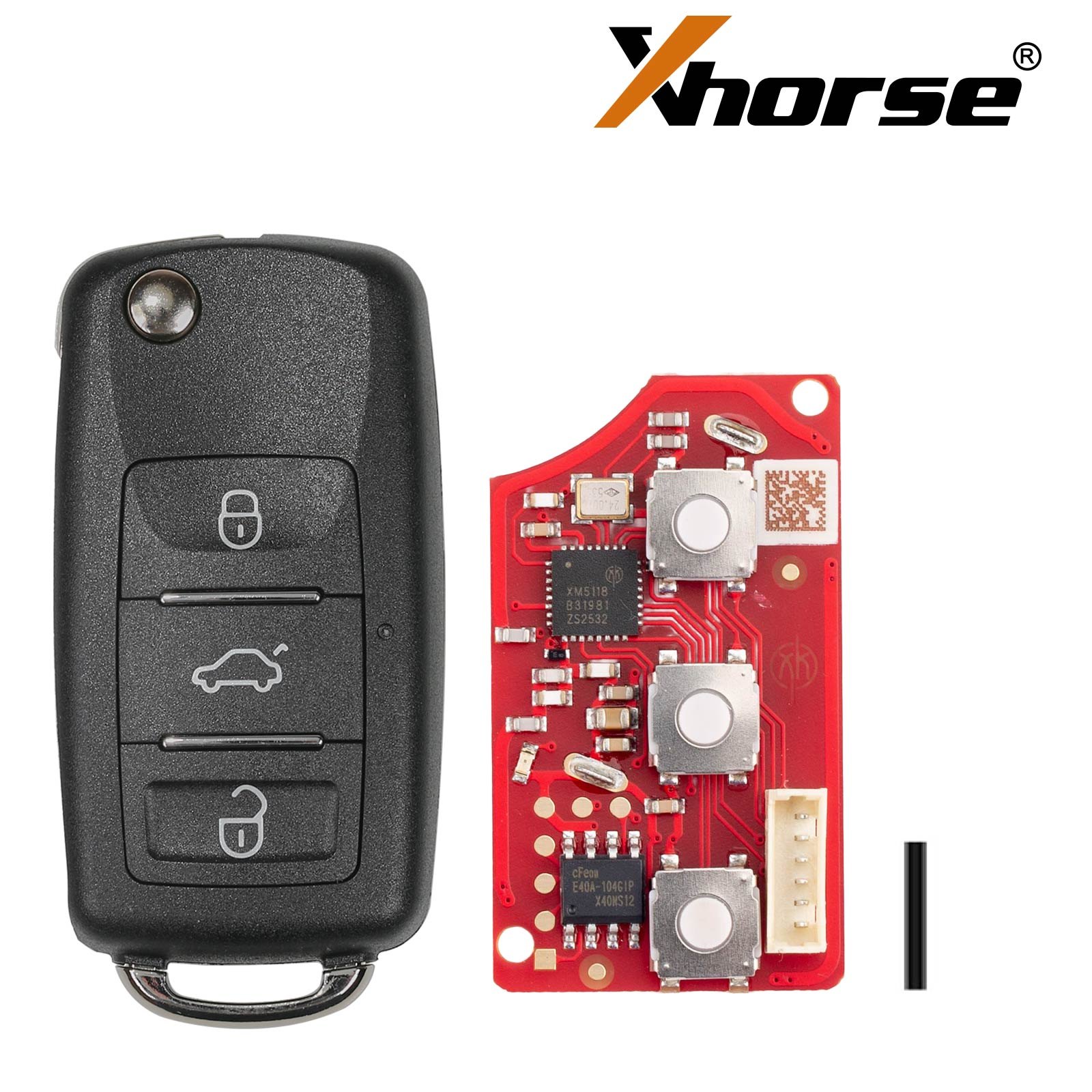 Xhorse XKB512EN B5 style universal remote with the XT27B chip