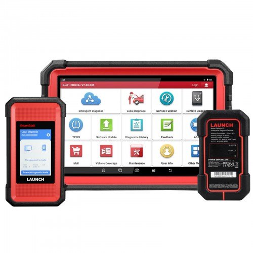 Launch X431 PRO3S+ with SmartLink C 2.0 heavy duty truck module