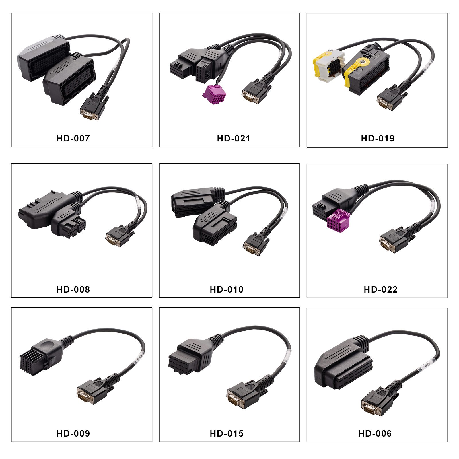 OBDSTAR HD series cables for Benz