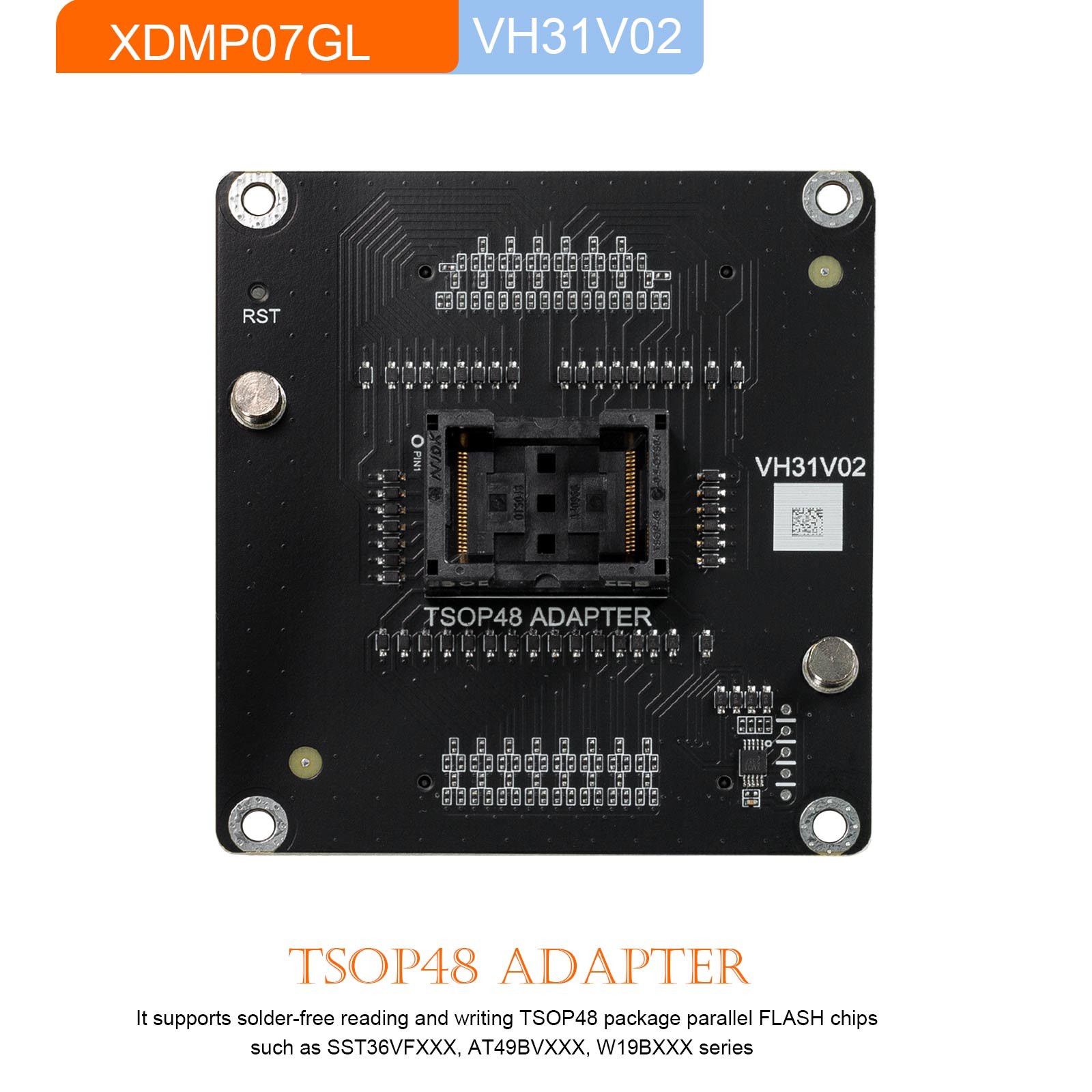 Xhorse XDMP07GL VH31 TSOP48 adapter for the Multi Prog
