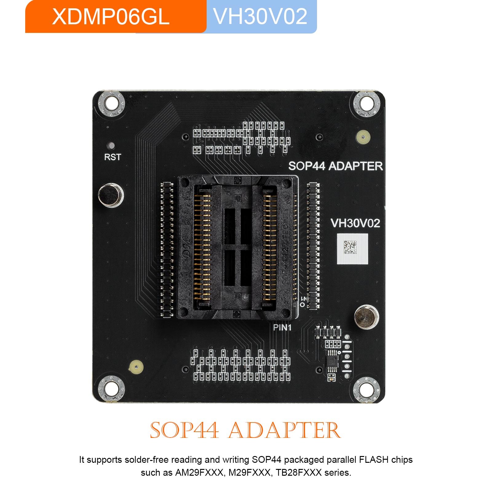 Xhorse XDMP06GL VH30 SOP44 adapter for the Multi Prog