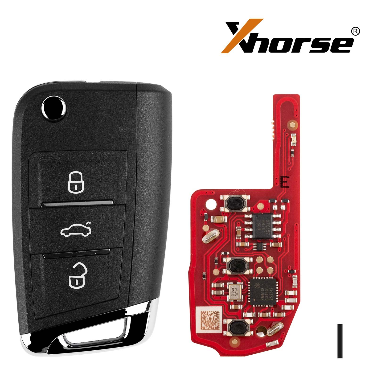 Xhorse XEDM24EN three button MQB style super remote