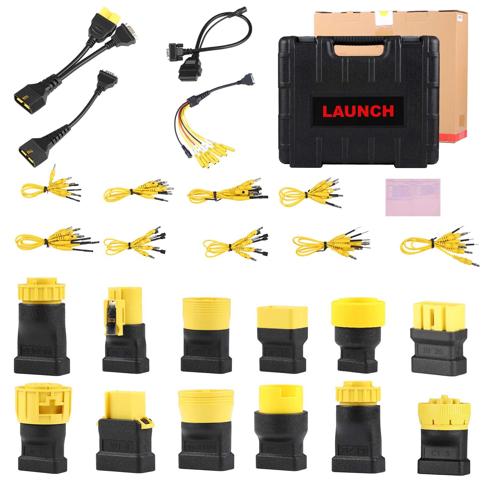 Launch heavy duty truck adapters
