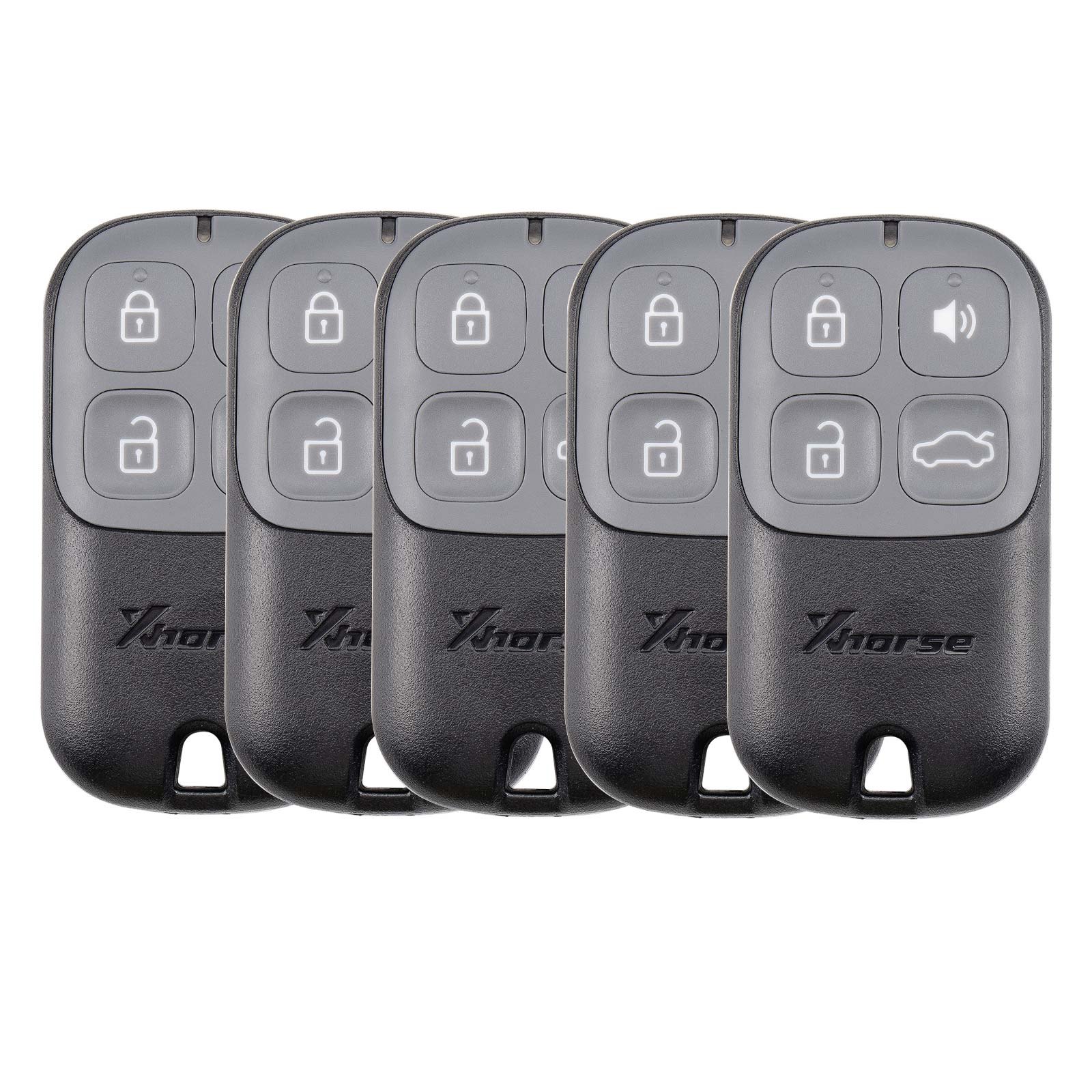 Xhorse XKXH20EN four button black VVDI universal remote key
