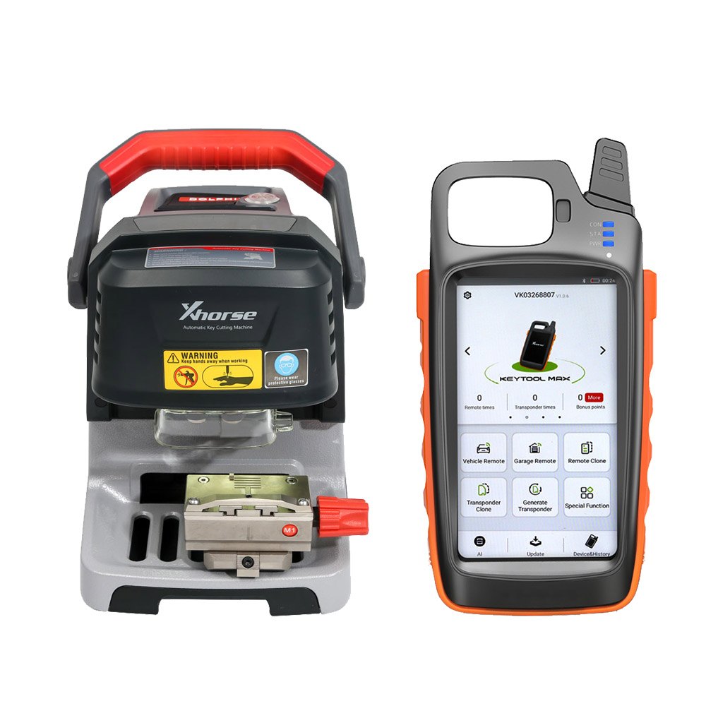 Xhorse Dolphin XP-005 key cutting machine with VVDI Key Tool Max