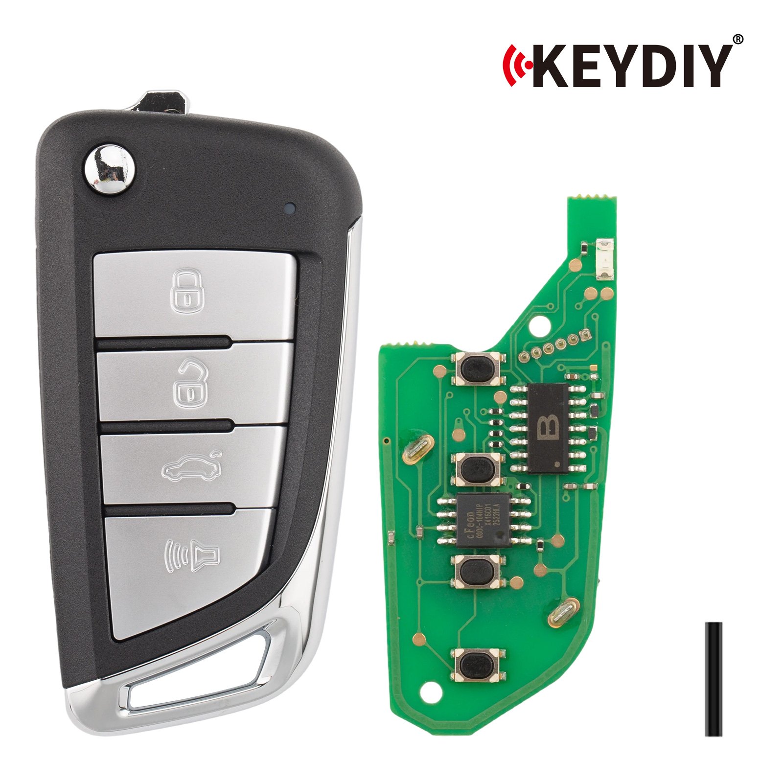 KEYDIY B59-4 four button universal flip remote key