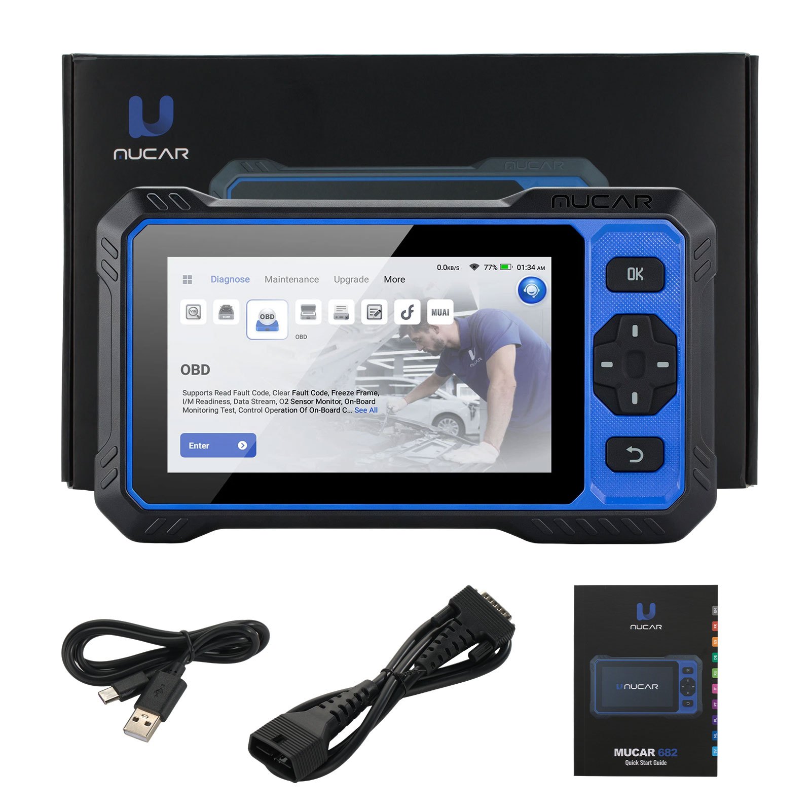 MUCAR 682 AI diagnostic scanner