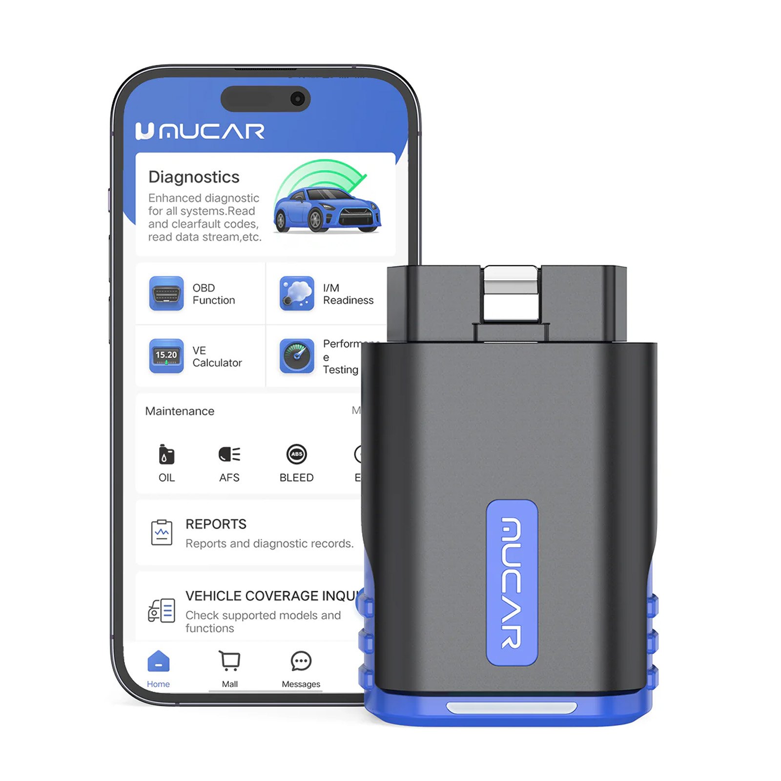 MUCAR DriverScan Bluetooth bidirectional OBD2 scanner