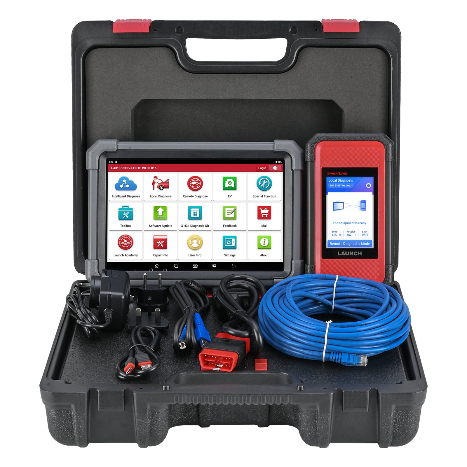 Launch X431 PRO3 V+ Elite bidirectional diagnostic tool, EU and UK