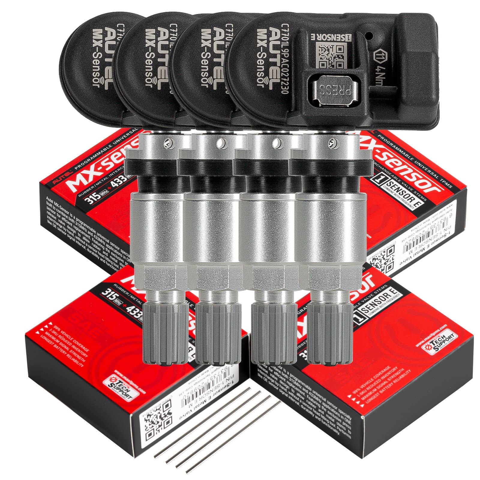 Autel MX-Sensor 2-in-1 programmable TPMS sensor four pack