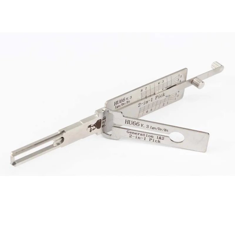 Original LISHI HU66 V.3 IGN DR BT HU66 Key Reader For VW Lock Pick Tool Opening Car Lock Locksmith Tools China Supplier