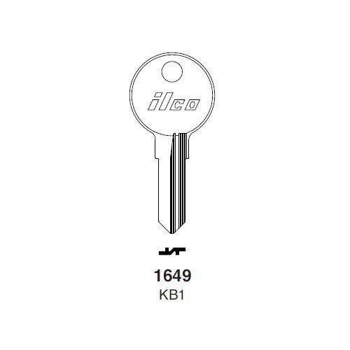 Ilco 1649 uncut key blank for Kimball