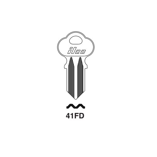 Ilco 41FD uncut key blank for Chicago