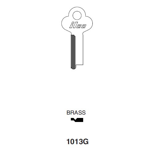 Ilco 1013G uncut key blank for Gerstner Tool Box