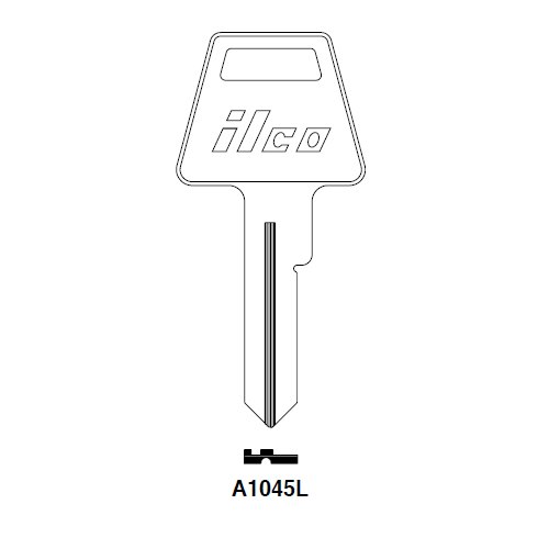 Ilco A1045L uncut key blank for American Lock