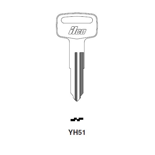 Ilco YH51 uncut key blank