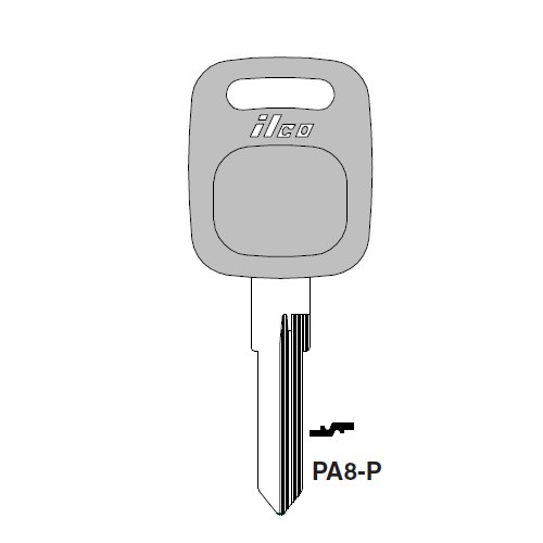 Ilco PA8-P uncut key blank