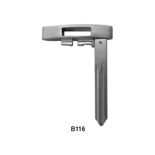 Ilco B116 uncut key blank for GM Emergency