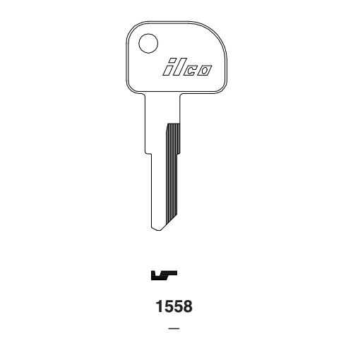 Ilco 1558 uncut key blank for Canada Post