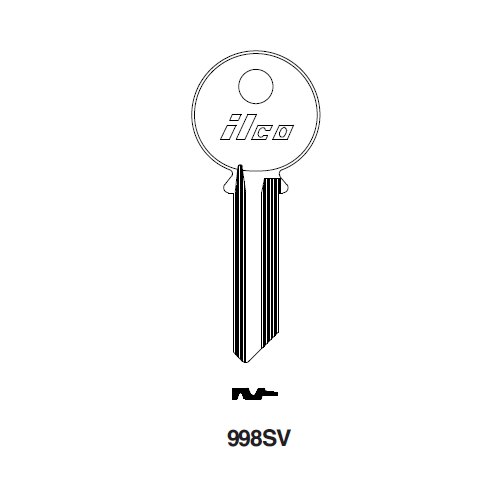 Ilco 998SV uncut key blank for Yale